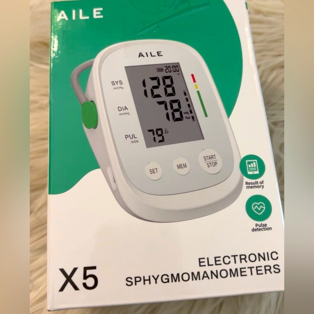 Automatic Blood Pressure Monitor, AILE Blood Pressure Machine. Brand new!